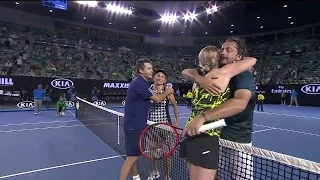 Macca's Legends: Clijsters/Woodbridge v Sanchez-Vicario/Leconte highlights | Australian Open 2016