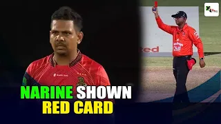 Why did Trinbago Knight Rider’s Sunil Narine receive a Red Card in CPL? | CPL2023