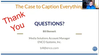 SMPTE Pittsburgh Meeting - Sept 28 2021 - The Case to Caption Everything