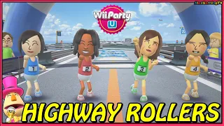 Wii Party U - Highway Rollers (Sarhgiva vs Patricia vs Masako vs Xiao-Tong) Eng Sub | AlexGamingTV