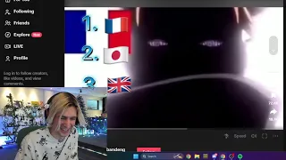 xQc Dies Laughing at Pain Speaking French