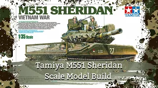 Tamiya Vietnam Era M551 Sheridan Scale Model Build