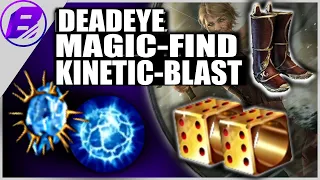 Expensive MF Kinetic Blast Deadeye Wander - PoE 3.21 Crucible League