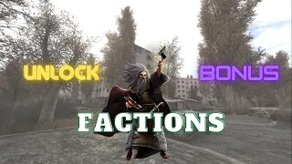 Cheat Codes to unlock bonus factions STALKER: Anomaly [No storyline completion]