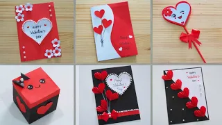 6How To Make Valentine's Day Greeting Card/Handmade Valentine's Day Card/Valentine's Day Card Making