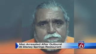 Man arrested after outburst at Disney Springs restaurant