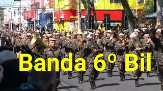 Banda 6º Bil no 07 de setembro em Caçapava-SP 2022