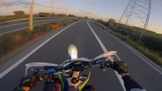 NEW Husky 501 SUPERMOTO - First Ride