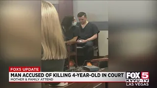 Las Vegas man accused of killing girlfriend's 4-year-old son appears in court