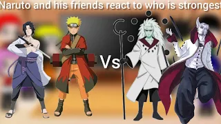 Naruto and his friends react to who is strongest