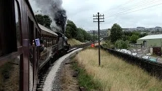 7812 struggles on the climb from Keighley, 11/10/13