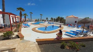 Fuerteventura, Caleta de fuste, Castillo beach bungalows tour