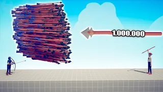1.000.000 DAMAGE SPEAR THROWER vs EVERY GOD - TABS | Totally Accurate Battle Simulator 2023