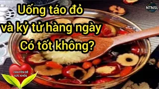 Sức khỏe: Uống táo đỏ kỷ tử hàng ngày có tốt cho sức khỏe không? NTN SL