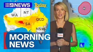 Extreme weather and heatwave warnings issued across the country | 9 News Australia