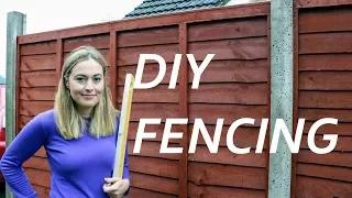 Concrete Fence Post Fencing DIY | The Carpenter's Daughter