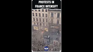 Protests in France intensify as millions take to the streets, clash with police | Oneindia News