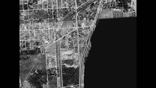 Chicago North Shore & Milwaukee RR (interurban) Lake Bluff, IL to State Line WI 1930s RoW Video