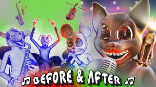 The Cartoon Band: Before vs After! - 'Say Goodbye' (YouDownnnn Gang)