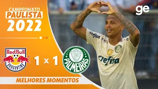 BRAGANTINO 1 X 1 PALMEIRAS | MELHORES MOMENTOS | 12ª RODADA PAULISTA 2022 | ge.globo