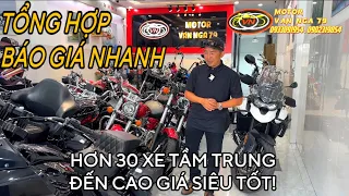 Tổng hợp báo giá nhanh các xe có sẵn tầm trung đến cao giá siêu dễ chịu mời anh em tham khảo 😎🏍️