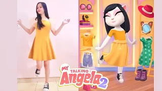 Imitate Angela In The Game My Talking Angela 2