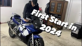 FIRST START!!! Yamaha R6 2002 | R6 RJ03