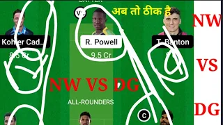 #nw vs dg&abu dhabi T10 northern warriors vs Deccan glaidiatars||nw vs dg||dream 11 preadiction team