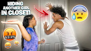 HIDING ANOTHER GIRL IN MY CLOSET PRANK ON GIRLFRIEND!!