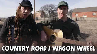 Country Road & Rock Me Mama Like A Wagon Wheel | Acoustic