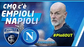 Ora ne parlate tutti? 👀 e #PIOLI NON VIENE! 🔵 formazioni #Empoli #Napoli