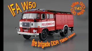 IFA W50, fire brigade DDR 1965 - 1990 (Atlas IXO) 143