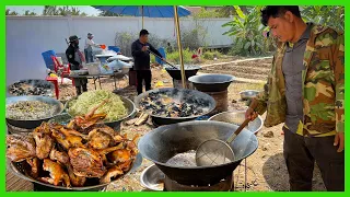 New home! Cooking for 700 guests! Countryside Scenery, Food! Cooking Group.