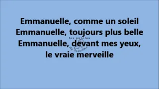 FRANCOIS VALERY - EMMANUELLE (paroles)