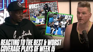 The Best And Worst Defensive Back Plays Of NFL Week 15 With Darius Butler | Pat McAfee Show