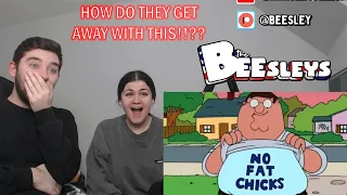 Family Guy's most offensive Moments Fat Jokes | BRITISH COUPLE REACTS