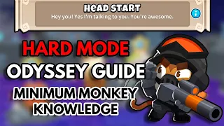 BTD6 Odyssey Hard Mode [Guide] | Minimum Monkey Knowledge | Head Start