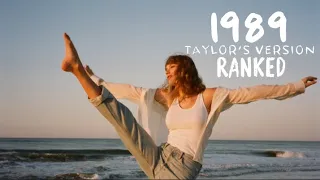 Taylor Swift - 1989 (Taylor's Version) Partial Ranked and Rated | personal favs || sn (tv) ||