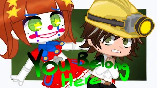 You Belong Here Meme |Fnaf|Michael Afton|Elizabeth Afton|Gacha Club|