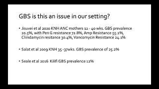 KNH-UoN WEBINAR: Neonatal Sepsis