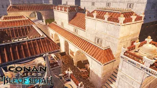 HOW TO BUILD A ARGOSSEAN CITY #7 - THE WORKERS DISTRICT [SPEED BUILD] - CONAN EXILES