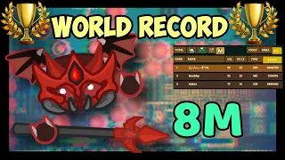 STARVE.IO🌹 | 8,000,000 WORLD RECORD👑 | VAMPIRE MODE | [SEASON 4]🔥