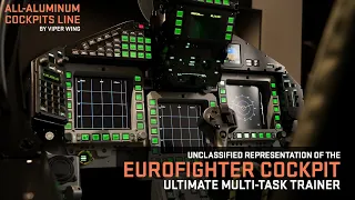 Eurofighter cockpit simulator - all-aluminum, leading unclassified representation