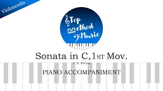 Sonata in C, 1st Mov -J.B. Breval (PIANO ACCOMPANIMENT)