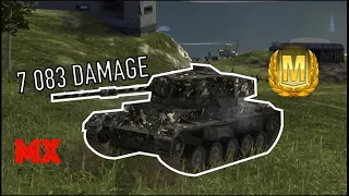 Vickers Light Damage record 7.1K Mastery | WoT Blitz