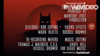 Batman: The Animated Series The Adventures of Batman & Robin Ending/Outro Credits