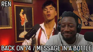 TheBlackSpeed Reacts to Back On 74 / Message In A Bottle (Live retake) by Ren