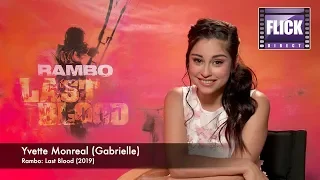 Yvette Monreal Talks Rambo: Last Blood and Stallone | Press Junket