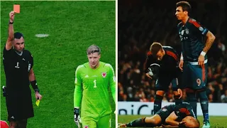 INSANE Goalkeepers Red Cards in Football #football