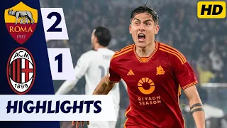 AS Roma vs AC Milan (2-1) | All Goals & Extended Highlights | UEFA Europa League 2023/24